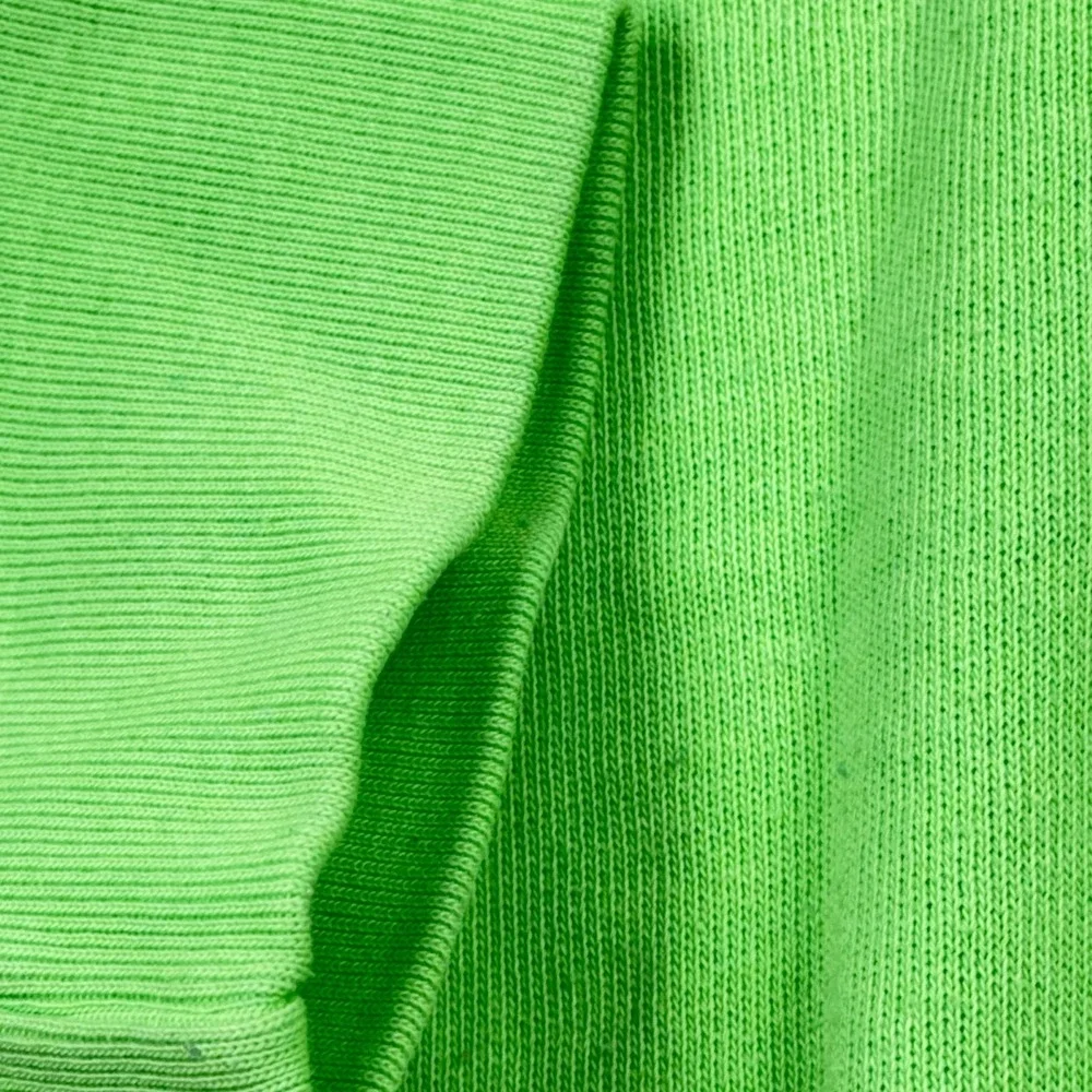 Polo Ralph Lauren Sweatshirt Men Large Lime Green Crewneck Sweater Orange Pony